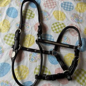 Dark Oil Circle Y Show Horse Halter